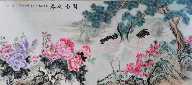 国强——中宣盛世国际书画院理事、著名书画家