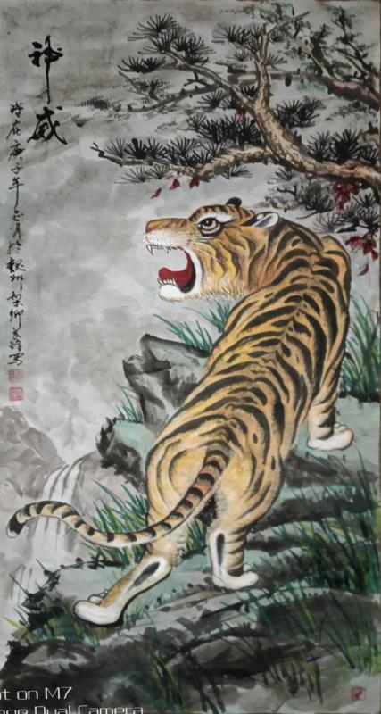 张良锋——中宣盛世国际书画院研究员、著名书画家