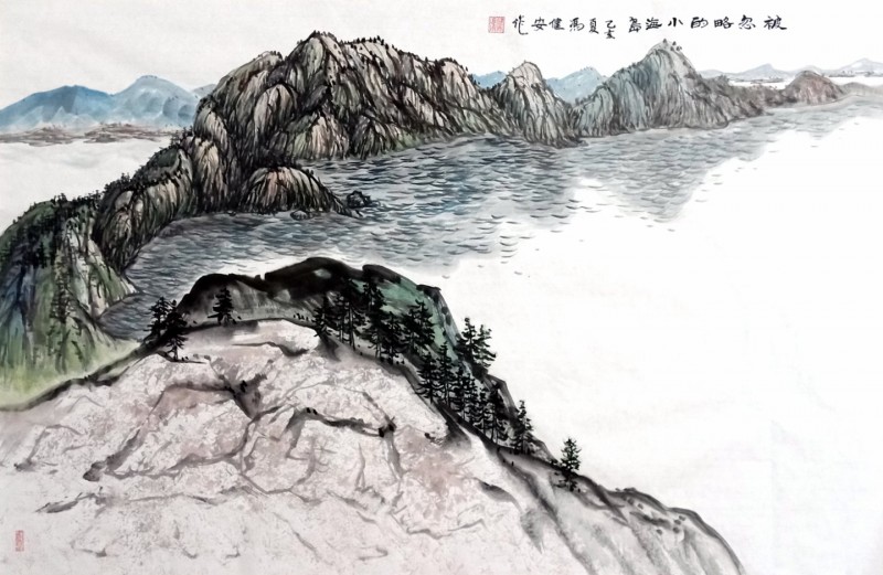 中国楹联学会中宣盛世文化艺术交流中心书画风采展示——冯健安