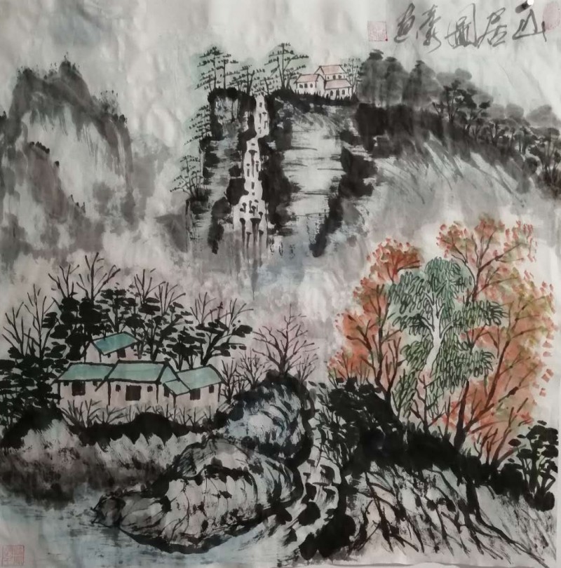 中国楹联学会中宣盛世文化艺术交流中心书画风采展示——马克新