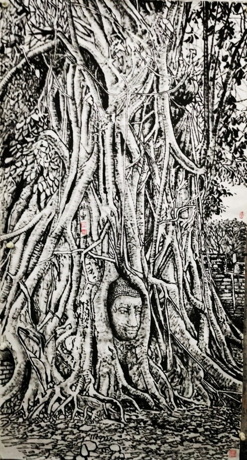 马培童——中国焦墨书画影响力传承人物