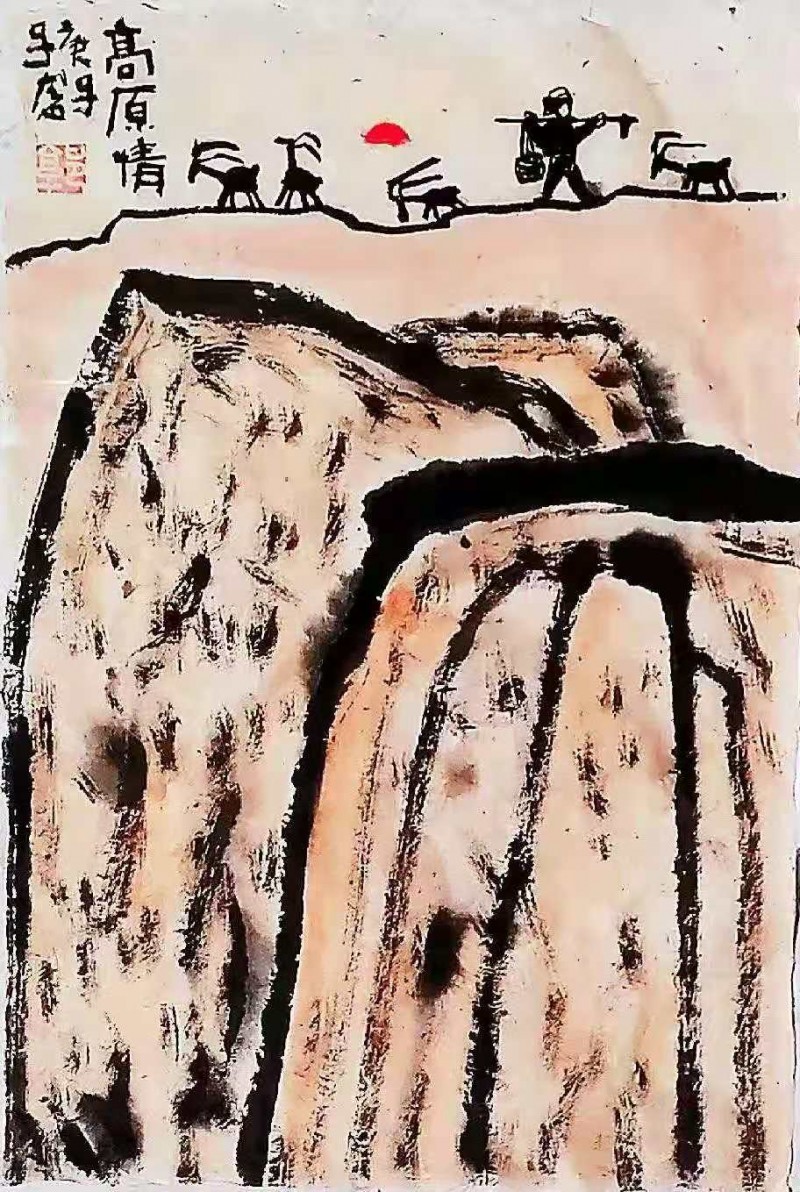郭建——中宣盛世国际书画院院聘画家、著名书画家