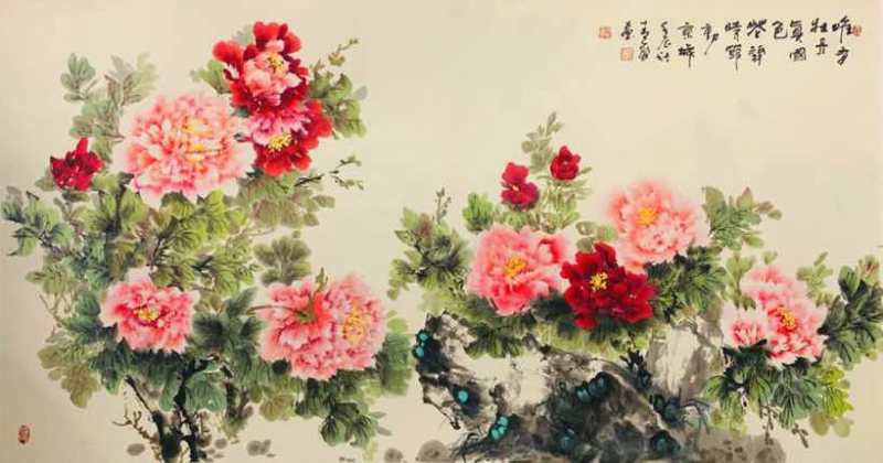青春不墨千秋画,牡丹无暖四季发 ——杨青春书画艺术赏析
