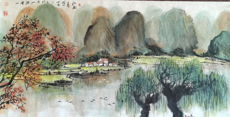 中国楹联学会中宣盛世文化艺术交流中心书画风采展示——马青山