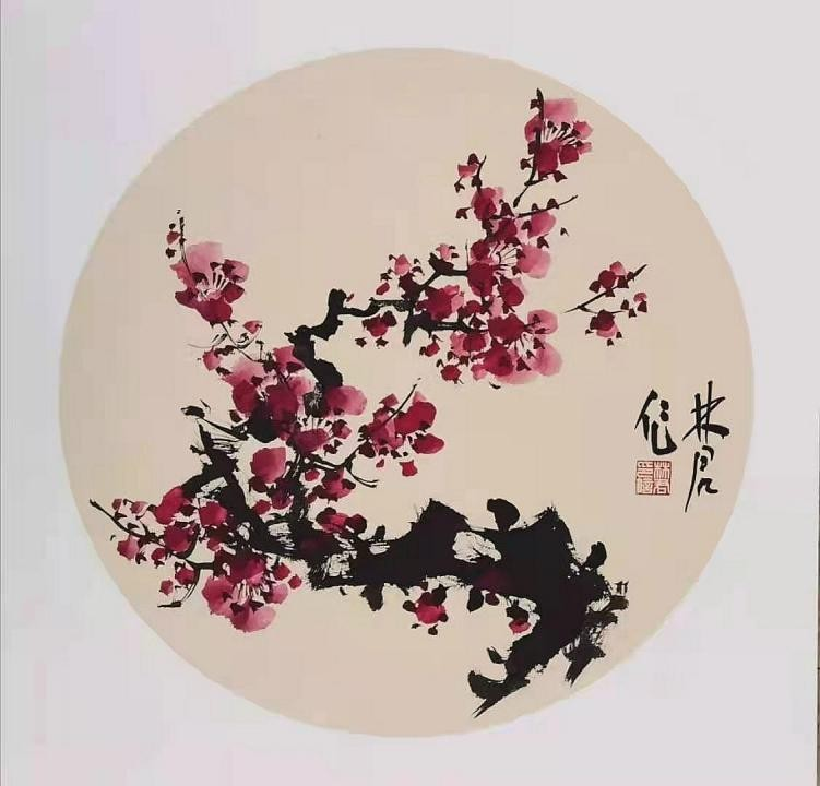 大 美 不 忍 堪 摘 ——以著名画家李林君的画梅艺术为例