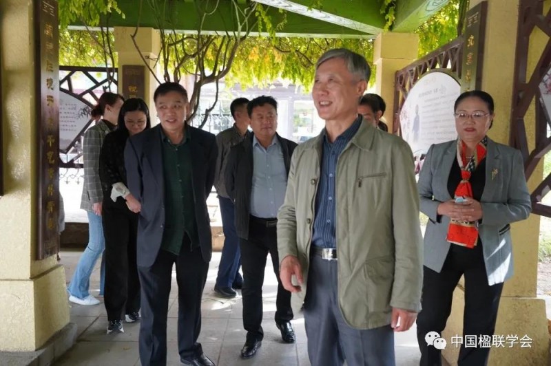 李培隽会长一行参观考察大连市甘井子区楹联文化建设