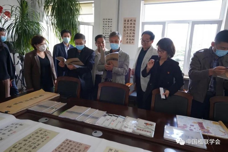 李培隽会长一行参观考察大连市甘井子区楹联文化建设