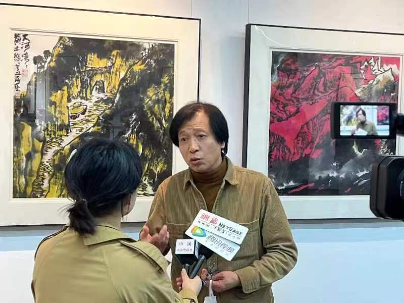 “笔底春风--当代书画名家学术邀请展” 在《中国美术报》社艺术中心开幕