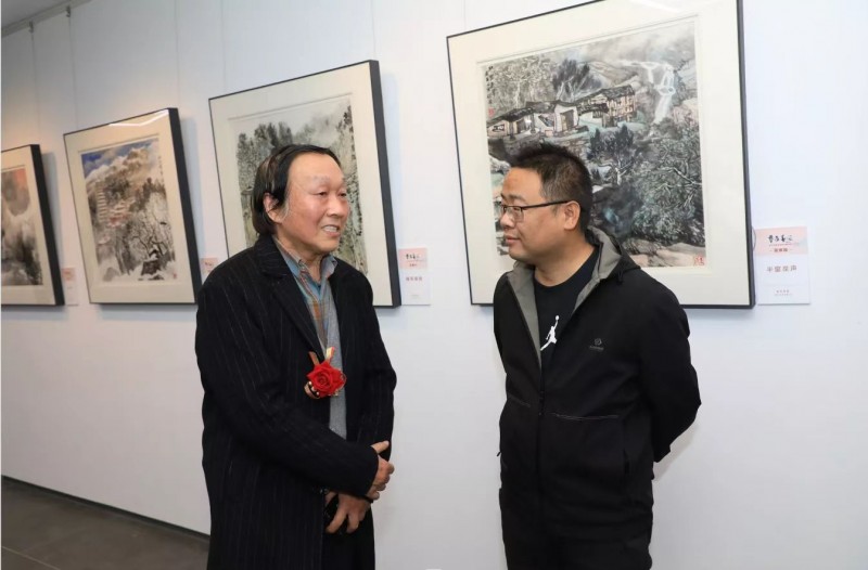 “笔底春风--当代书画名家学术邀请展” 在《中国美术报》社艺术中心开幕