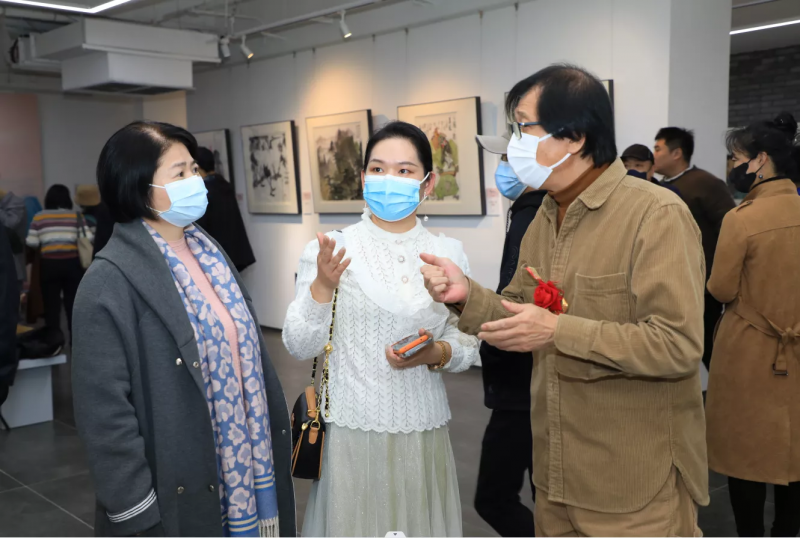 “笔底春风--当代书画名家学术邀请展” 在《中国美术报》社艺术中心开幕