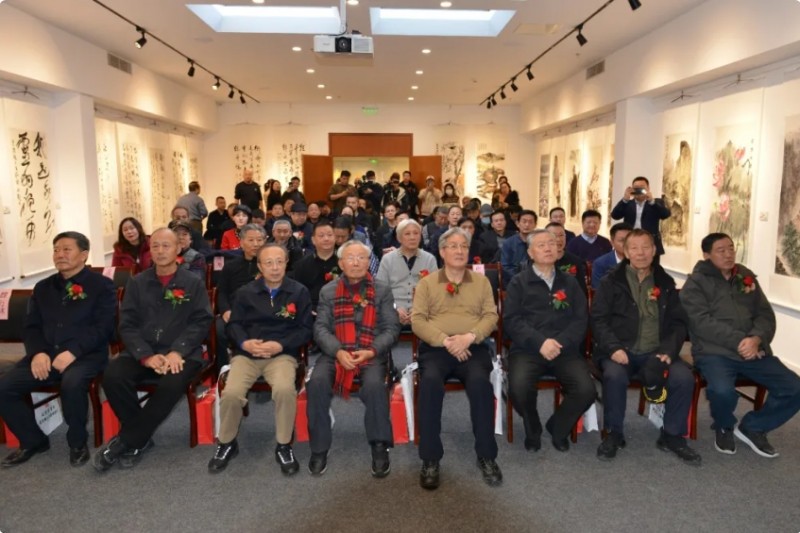 “纪念一带一路倡议10周年当代书画名家邀请展”在北京中国生态书画院开幕