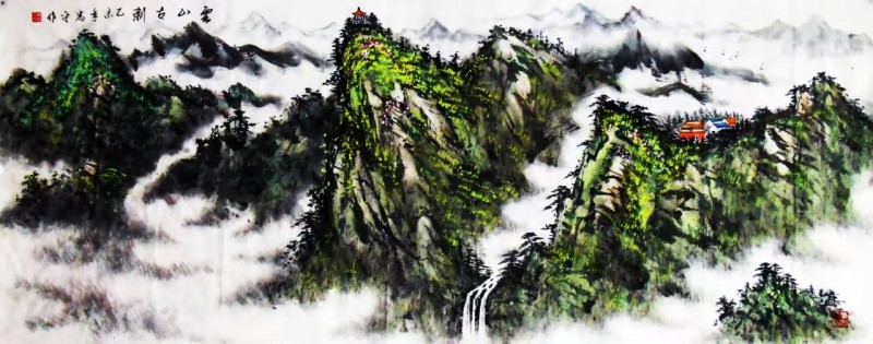 黄忠平——中宣盛世国际书画院会员、著名书画家