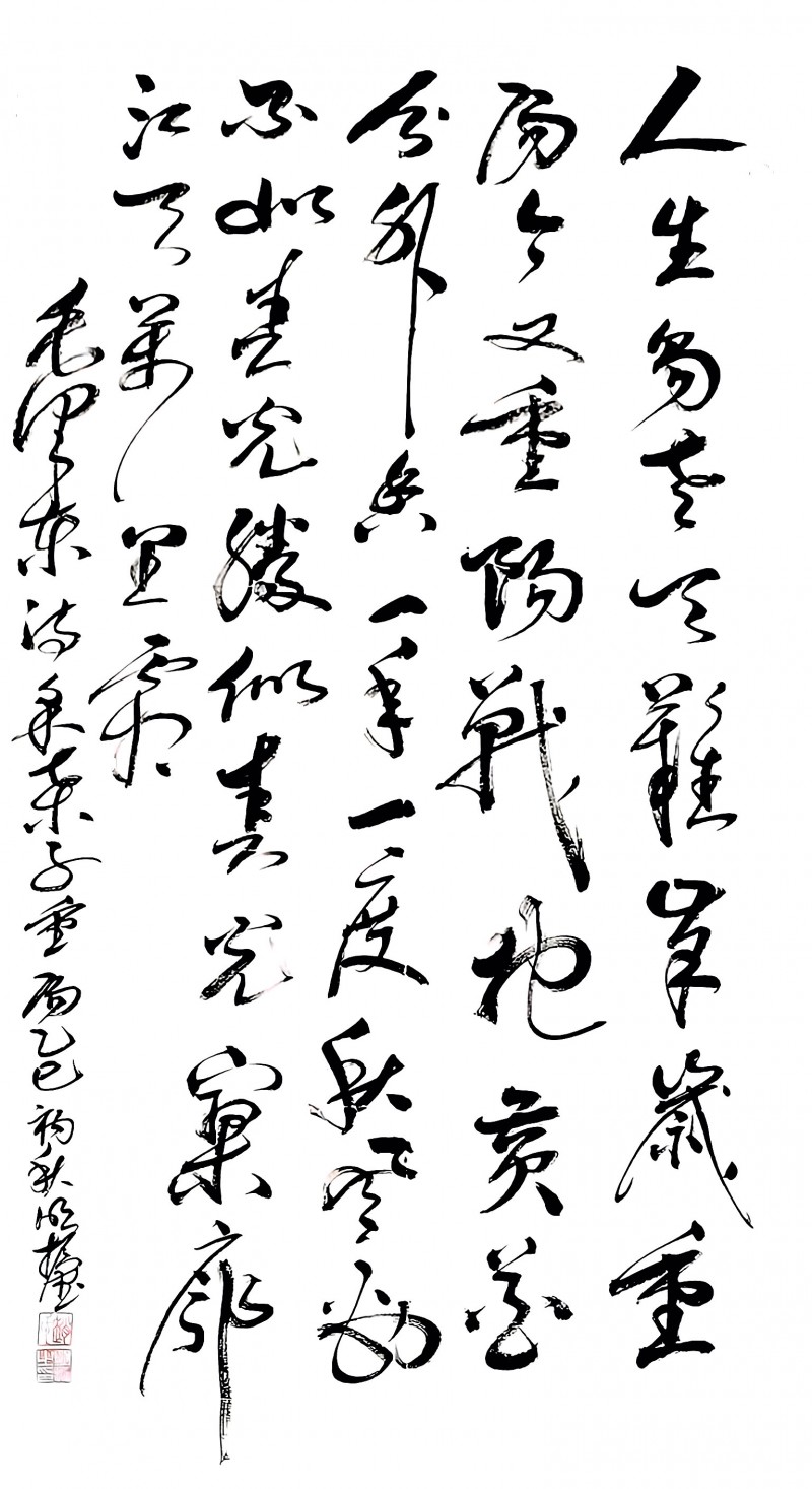 永葆文化活力 振奋民族精神 ——爱国有我之：赵明振，我为抗战胜利写一幅书法。
