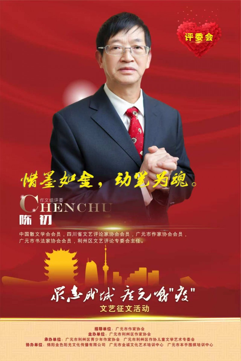 陈初——中宣盛世国际书画院学术委员、著名书画家