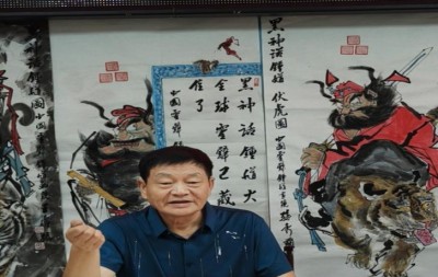 执爱绘钟馗——记安徽灵璧非遗传承人王广振