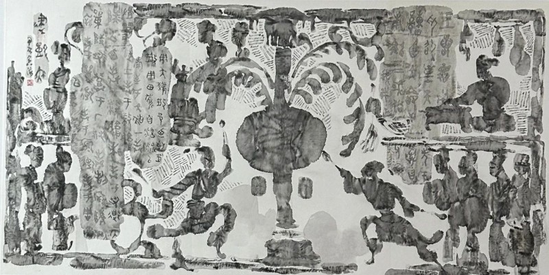 中国画大写意理论的时代丰碑——新汉画学派宗师王阔海先生创立中国画大写意技法《六性论》的划时代意义