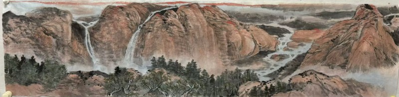 永葆文化活力 振奋民族精神 ~爱国有我之:高萍,我为抗战胜利画一幅画儿。