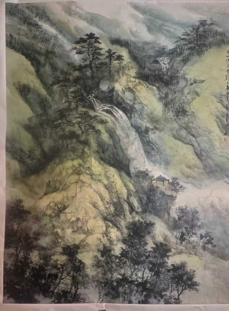 永葆文化活力 振奋民族精神 ~爱国有我之:高萍,我为抗战胜利画一幅画儿。