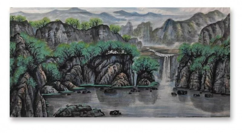 寓情丘壑，墨韵天成——实力派山水画家许贵才
