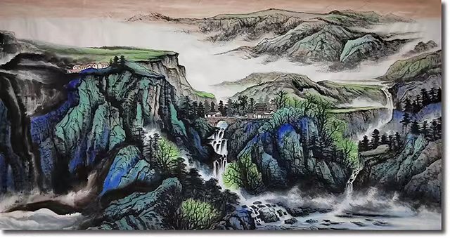 寓情丘壑，墨韵天成——实力派山水画家许贵才