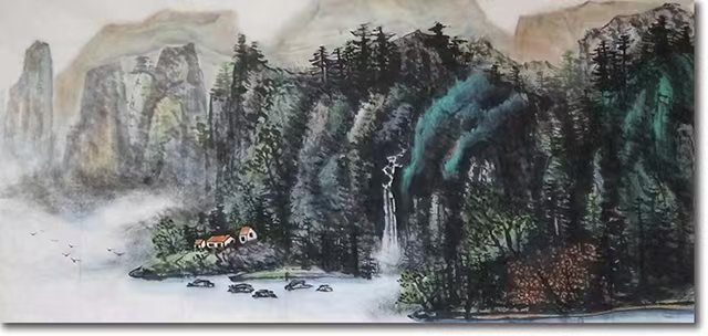 寓情丘壑，墨韵天成——实力派山水画家许贵才