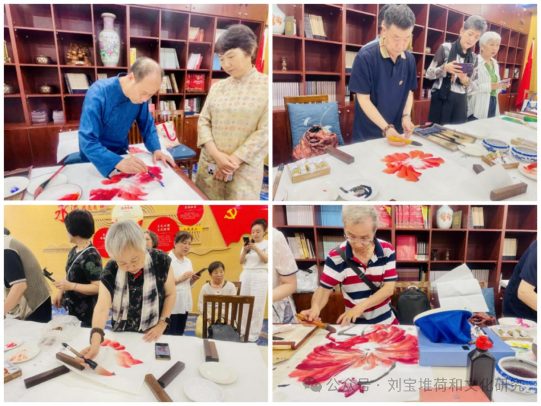 红叶寄情颂党恩 荷风雅集画端阳--刘宝堆师生红叶荷花展落幕