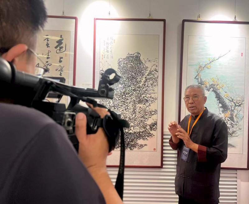 晋聚五洲·书香怀仁——中宣书画院书画展亮相2026怀仁首届农文旅融合发展大会暨第一届进出口商品交易博览会
