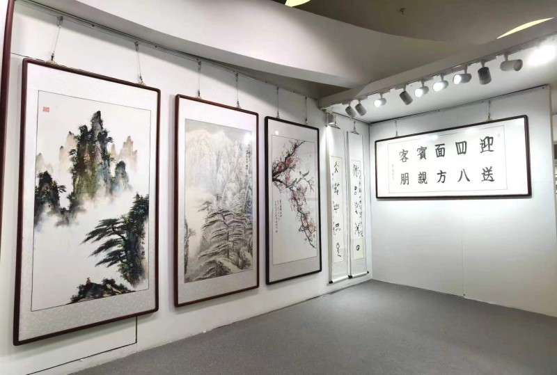 晋聚五洲·书香怀仁——中宣书画院书画展亮相2026怀仁首届农文旅融合发展大会暨第一届进出口商品交易博览会