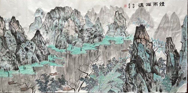 孟万云——中宣盛世国际书画院会员、著名书画家